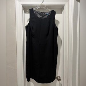 Liz Claiborne Black Sleeveless Sheath Dress